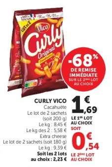 CURLY VICO Cacahuète