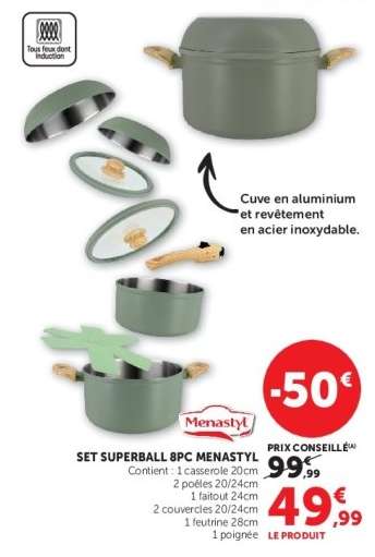 SET SUPERBALL 8PC MENASTYL