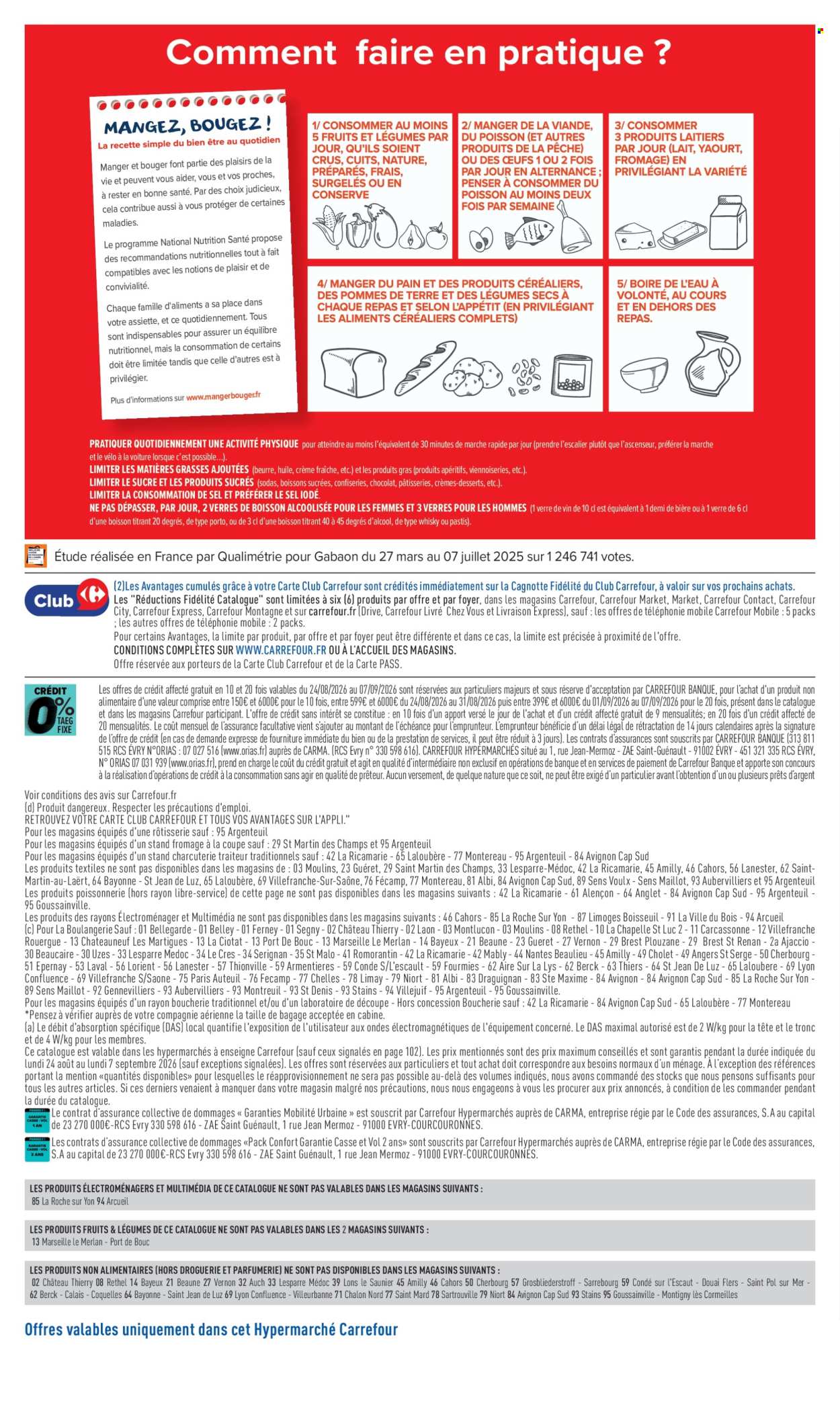 Catalogue Carrefour Hypermarchés - 24.08.2026 - 07.09.2026. Page 96