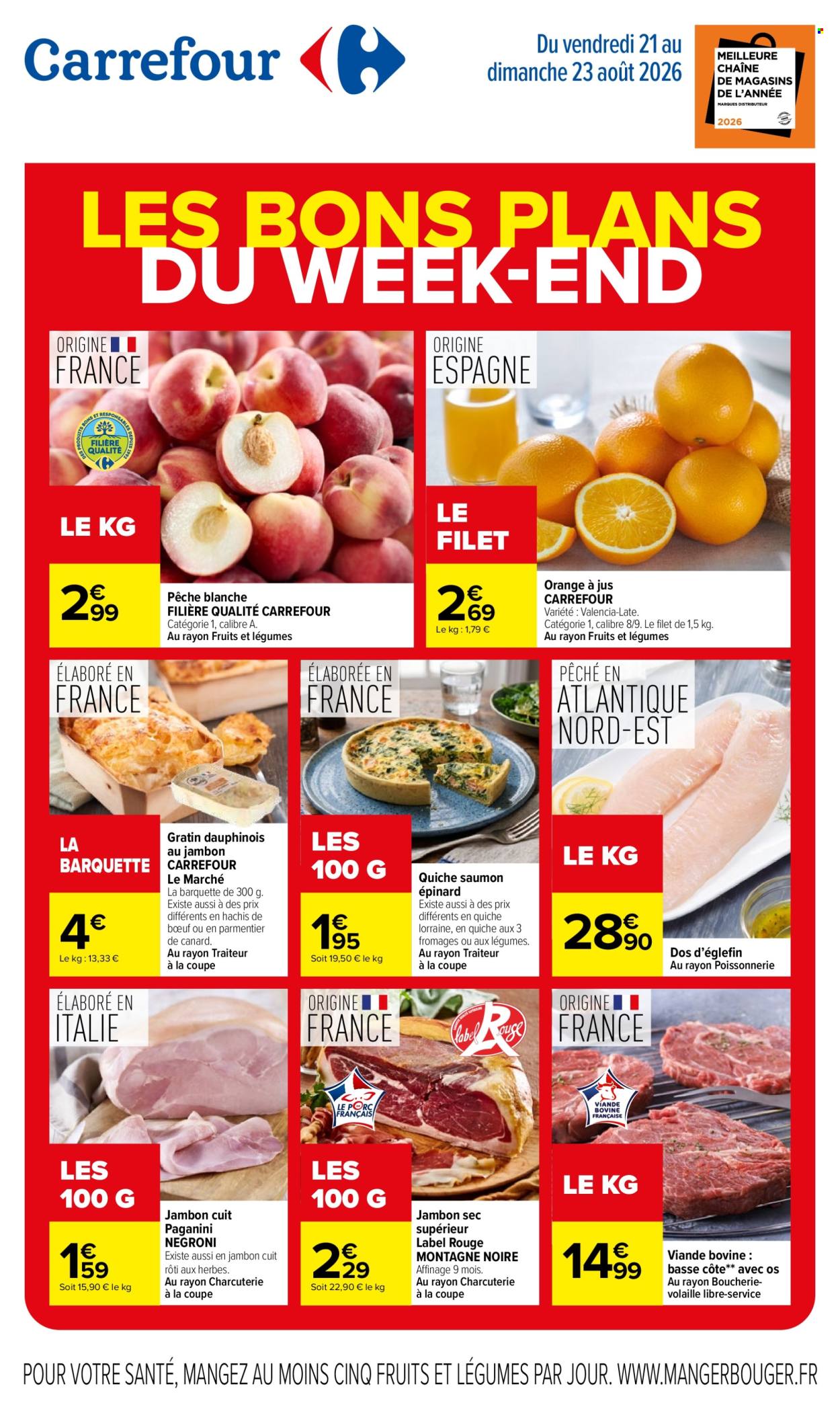 Catalogue Carrefour Hypermarchés - 21.08.2026 - 23.08.2026. Page 1