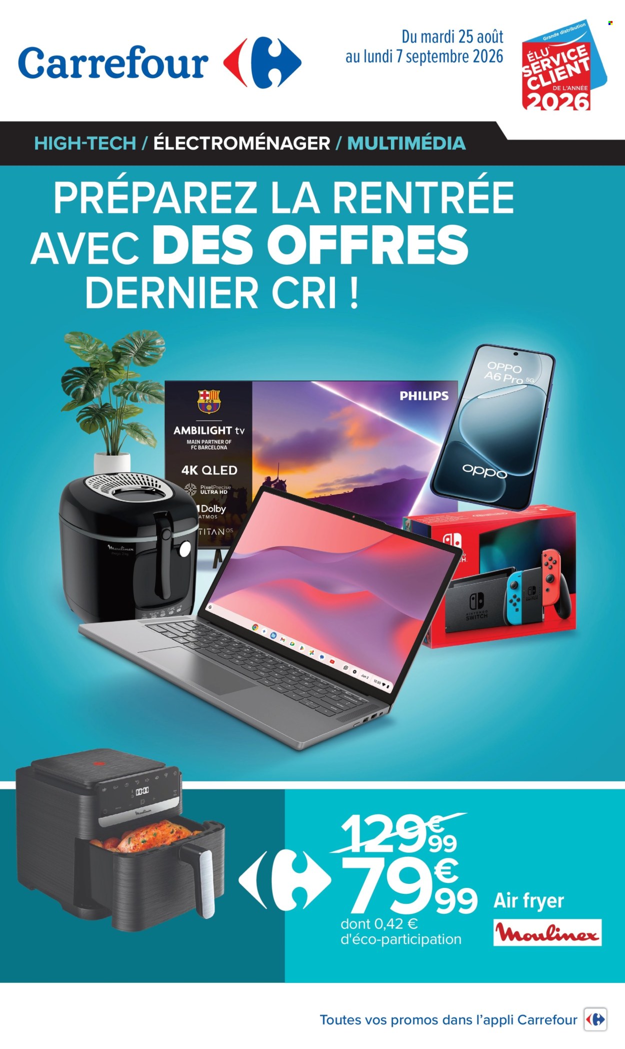 Catalogue Carrefour Hypermarchés - 25.08.2026 - 07.09.2026. Page 1