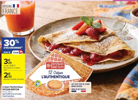 Crêpes L'authentique Paysan Breton