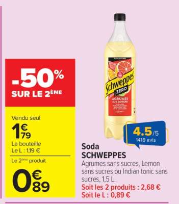 Soda SCHWEPPES