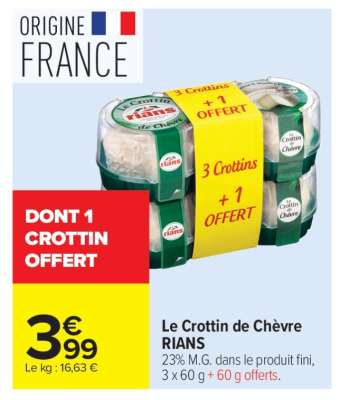 Le Crottin de Chèvre Rians