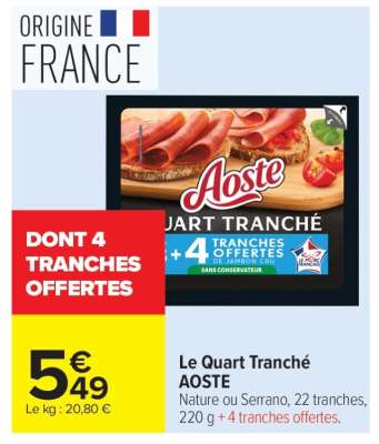 LE QUART TRANCHE AOSTE