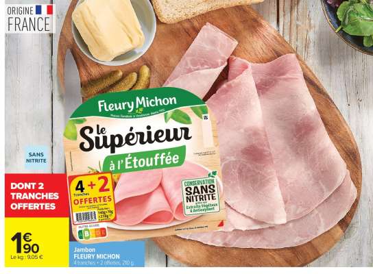 Jambon Fleury Michon