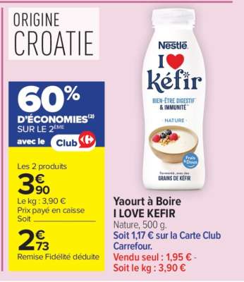 Yaourt à Boire I LOVE KEFIR