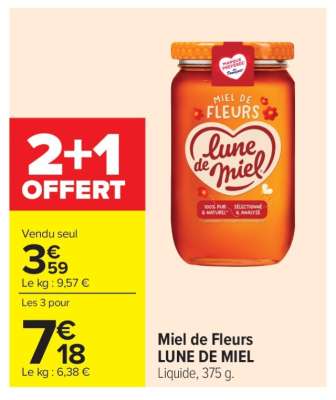 Miel de Fleurs Lune de Miel