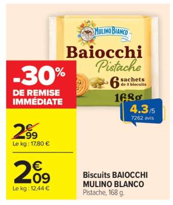 Biscuits BAIOCCHI MULINO BLANCO