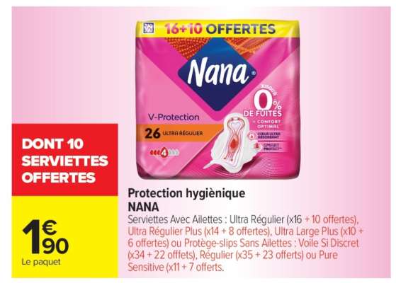 PROTECTION HYGIÉNIQUE “NANA”
