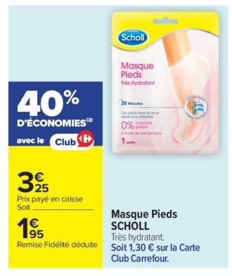 MASQUE PIEDS “SCHOLL”