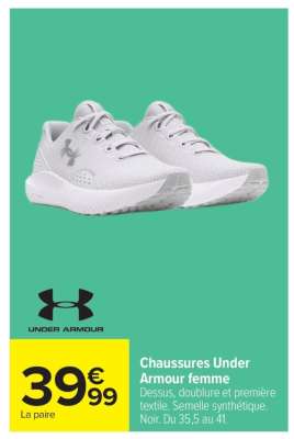 Chaussures Under Armour femme