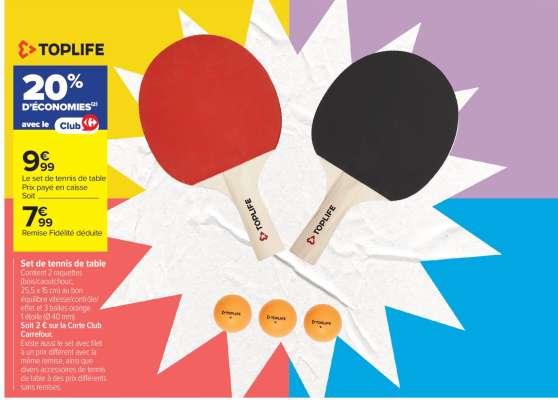 Set de tennis de table