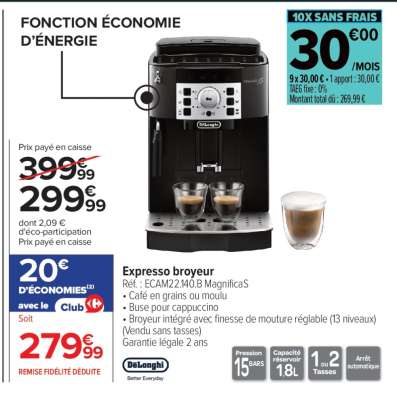 Expresso broyeur