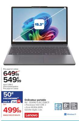 Ordinateur portable Lenovo
