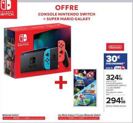 Console Nintendo Switch + Super Mario Galaxy