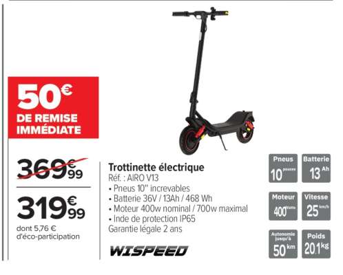Trottinette électrique