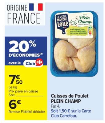 Cuisses de Poulet PLEIN CHAMP