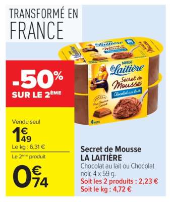 Secret De Mousse La Laitière