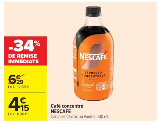Café concentré NESCAFÉ