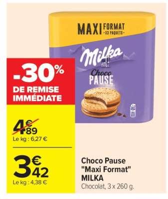 Choco Pause "Maxi Format" MILKA
