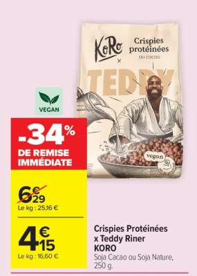 Crispies Protéinées x Teddy Riner