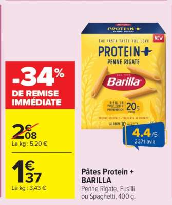 Pâtes Protein + BARILLA