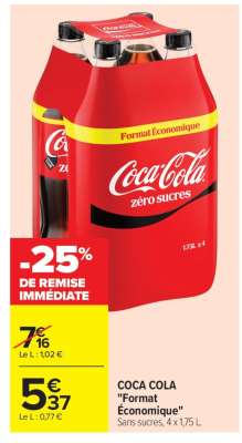 COCA COLA "Format économique"