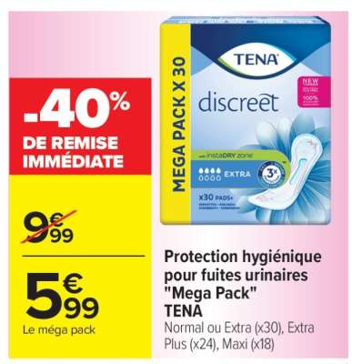 TENA Mega Pack