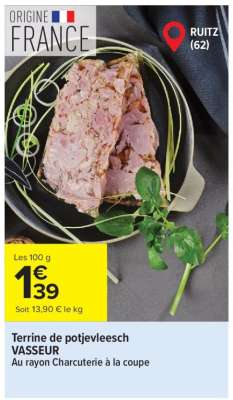 Terrine de potjevleesch VASSEUR