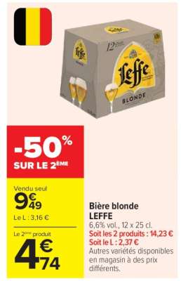 Bière Blonde Leffe*