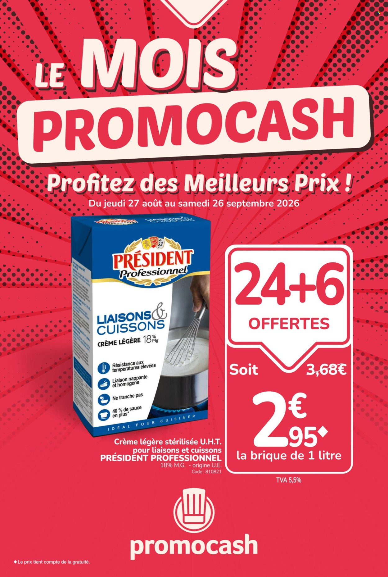 Catalogue Promocash - 27.08.2026 - 26.09.2026. Page 1