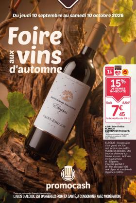 Promocash - Foire aux vins d'automne