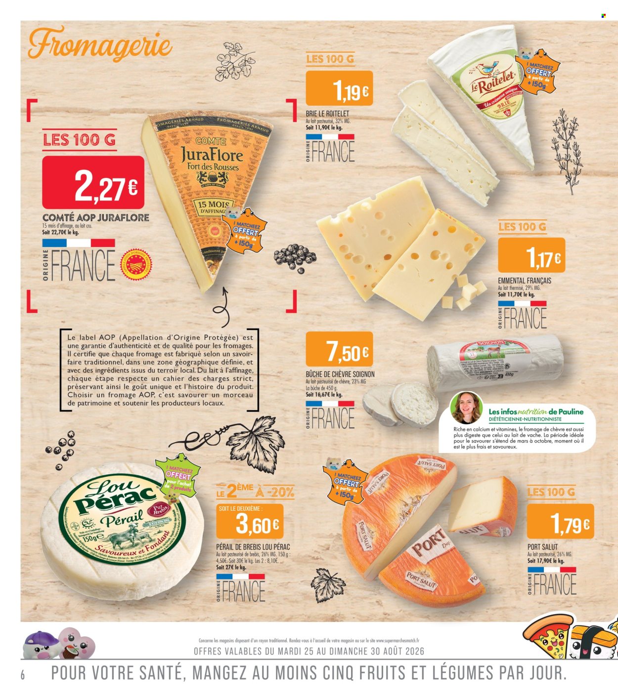 Catalogue Supermarché Match - 25.08.2026 - 06.09.2026. Page 6