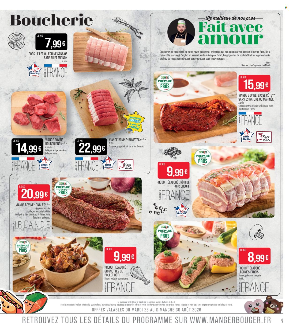 Catalogue Supermarché Match - 25.08.2026 - 06.09.2026. Page 9