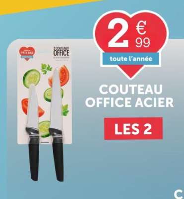 COUTEAU OFFICE ACIER