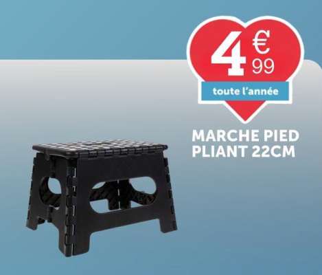 MARCHE PIED PLIANT 22CM