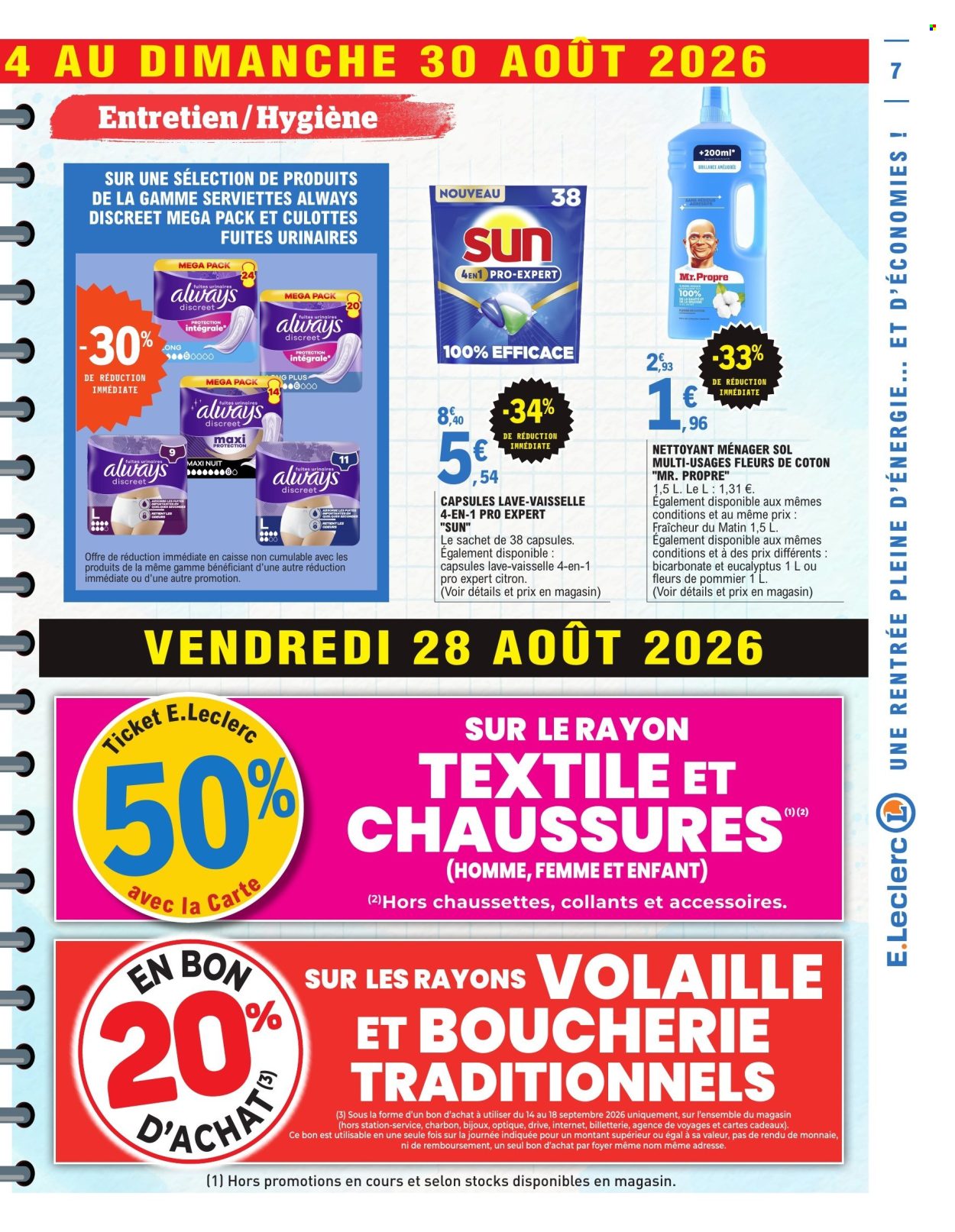 Catalogue E.Leclerc - 24.08.2026 - 30.08.2026. Page 7