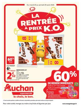 Auchan - Rentrée scolaire supers