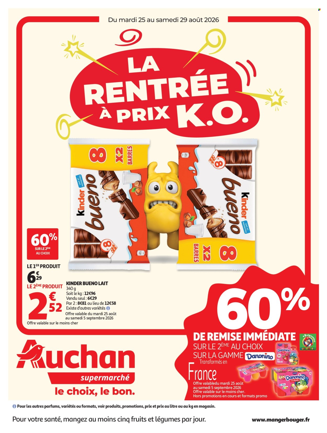 Catalogue Auchan - 25.08.2026 - 05.09.2026. Page 1