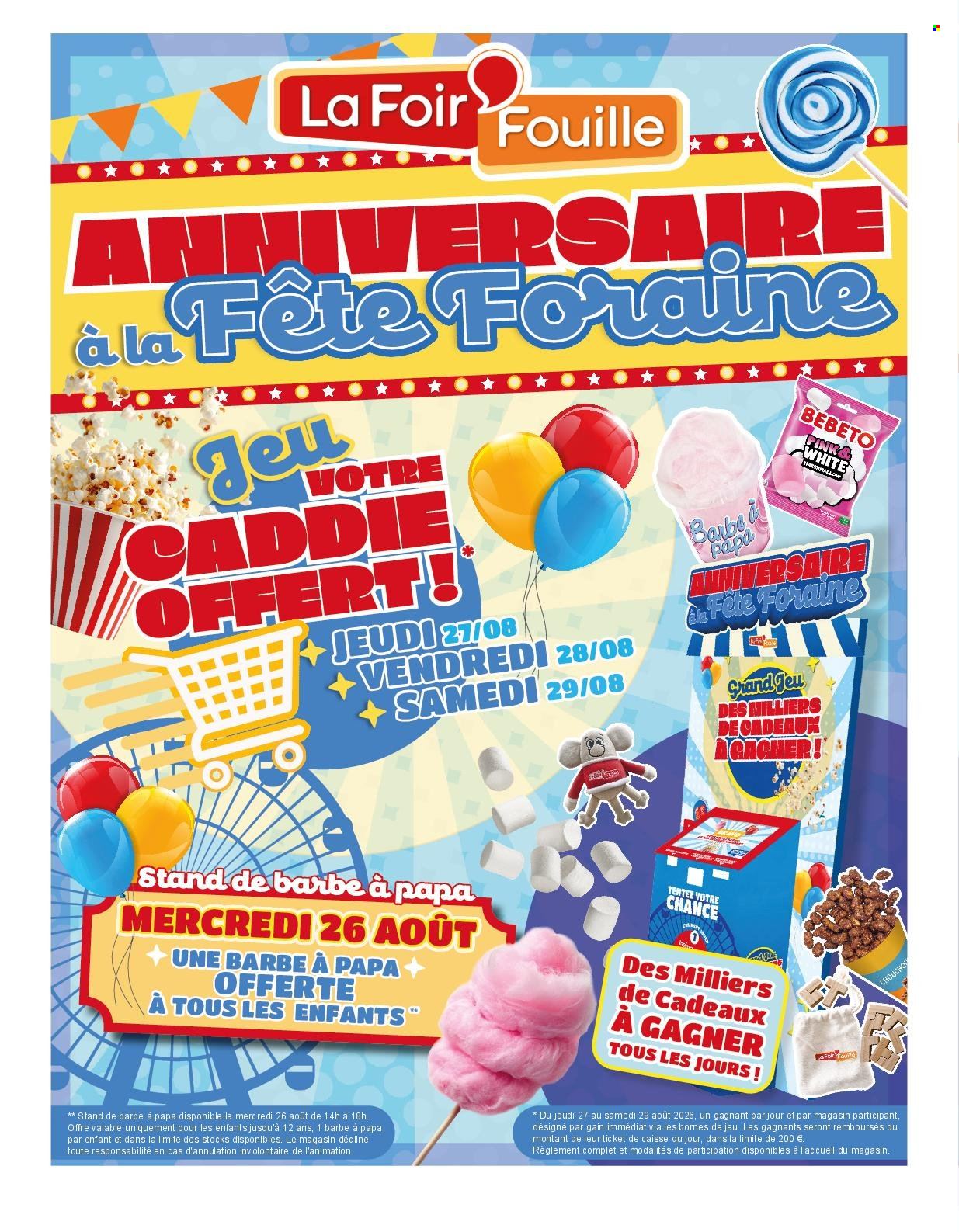 Catalogue La Foir'Fouille - 24.08.2026 - 06.09.2026. Page 1