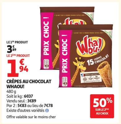 Crêpes Au Chocolat Whaou!