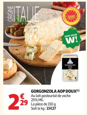 GORGONZOLA AOP DOUX