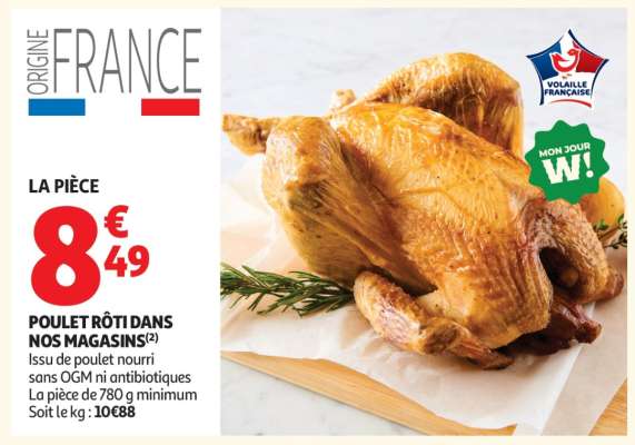 Poulet Rôti Dans Nos Magasins