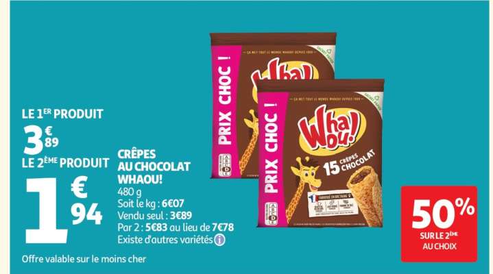 Crêpes Au Chocolat Whaou!