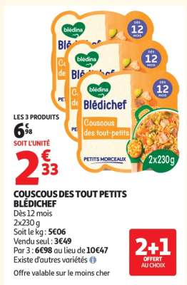 COUSCOUS DES TOUT PETITS BLÉDICHEF