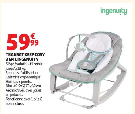TRANSAT KEEP COSY 3 EN 1 INGENUITY