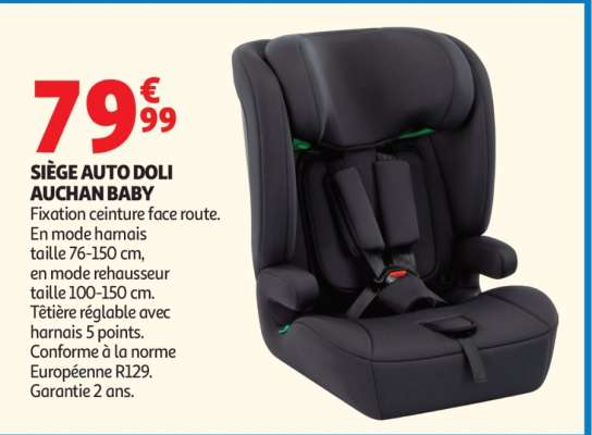 SIÈGE AUTO DOLI AUCHAN BABY