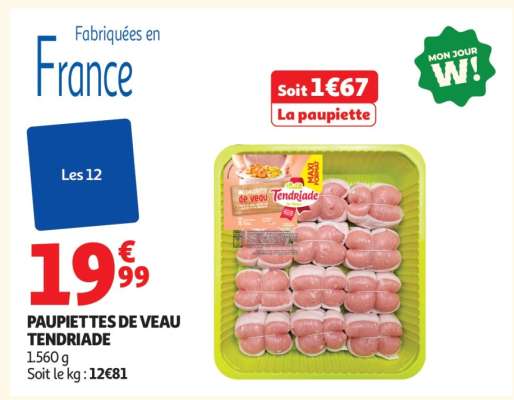 Paupiettes De Veau Tendriade