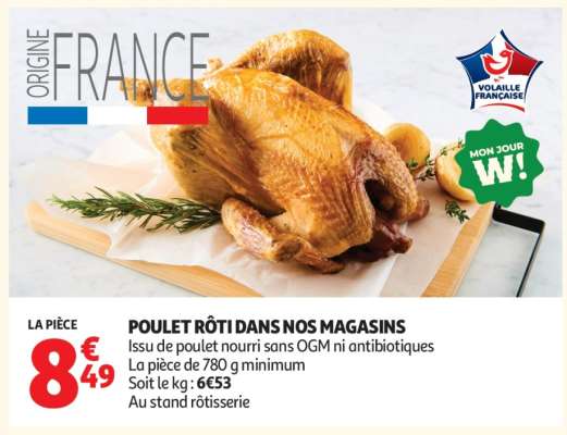 Poulet Rôti Dans Nos Magasins